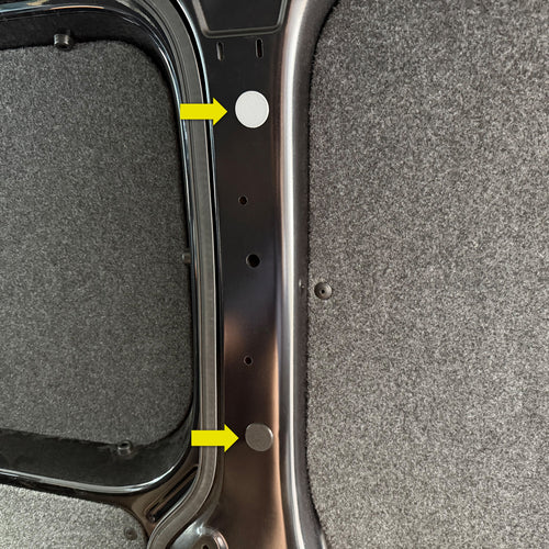 Abdeckung für Karosserieöffnungen (28 mm), für VW Caddy 3+4