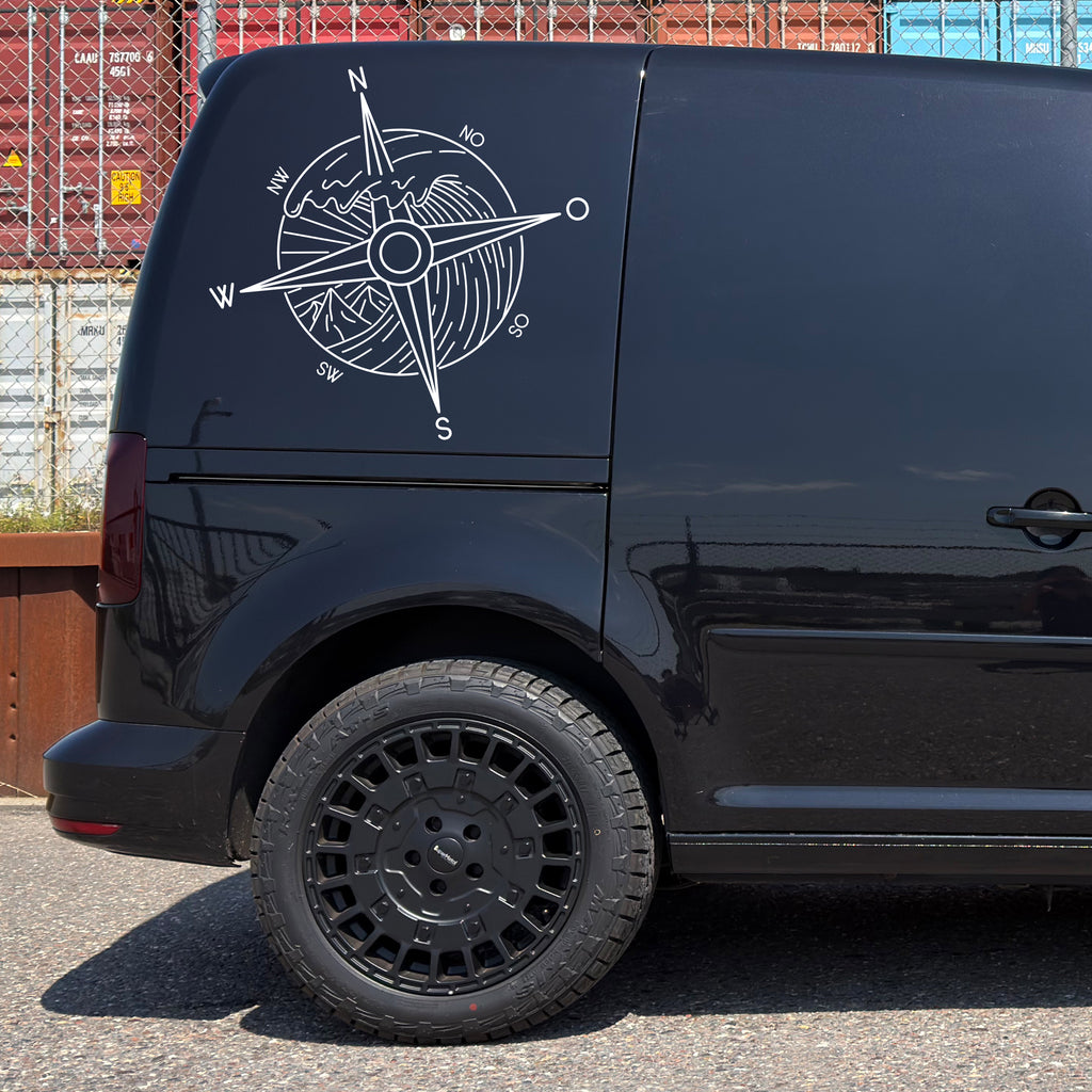Aufkleber – Compass Rose