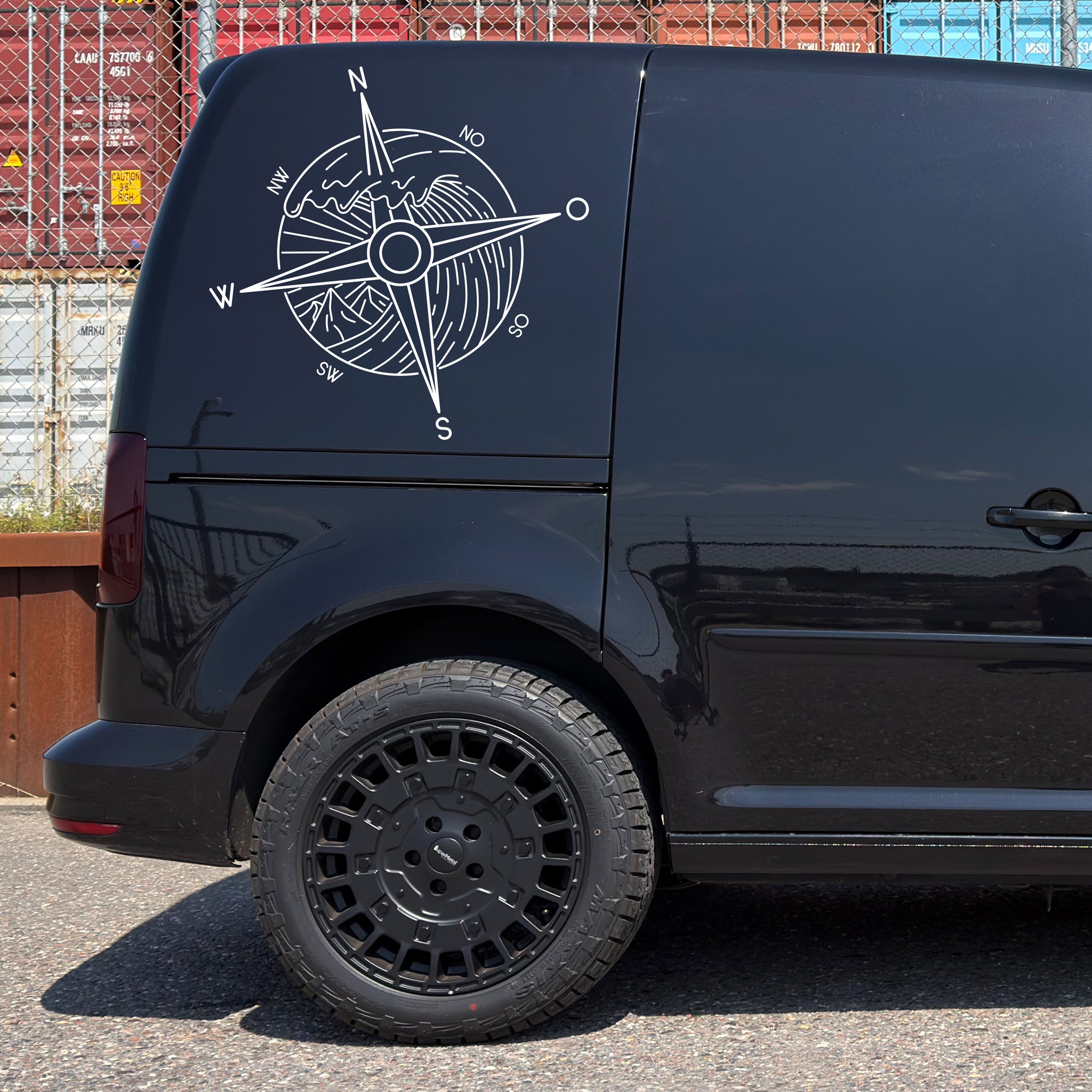 Aufkleber – Compass Rose